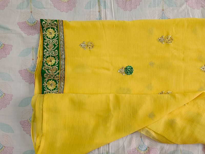 Yellow Saree