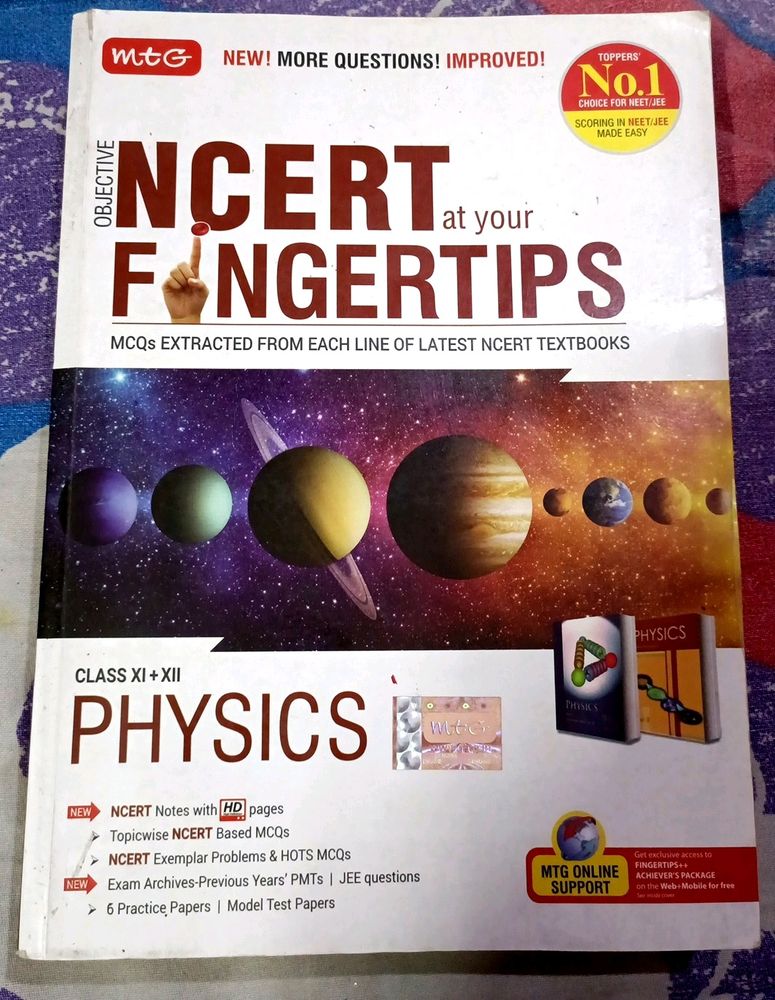 Ncert At Your Fingertips Class 11th+12th Physics