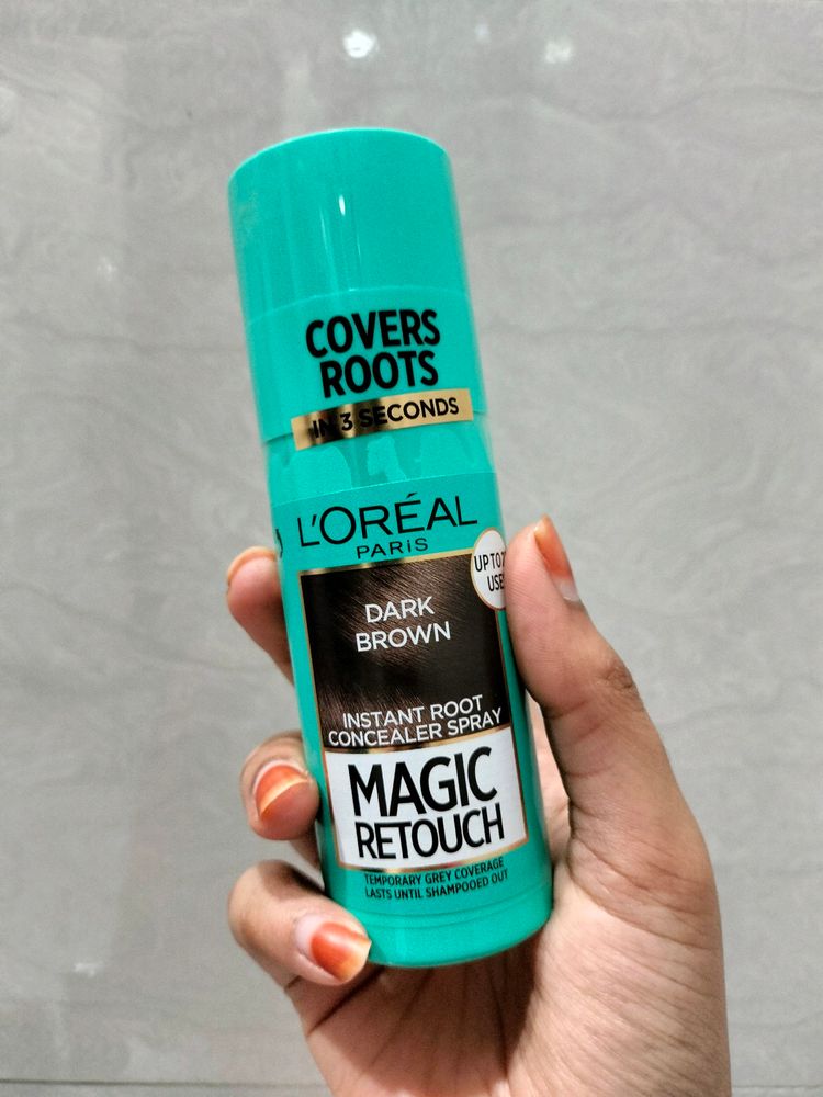 Loreal Instant Root Concealer Spray-dark Brown.