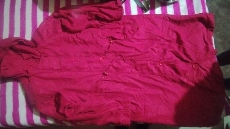 Cap Coat Red Blazer Women