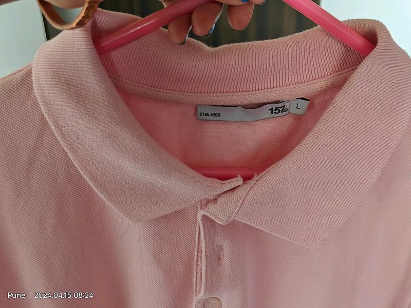 Negotiable Pink Polo Shirt