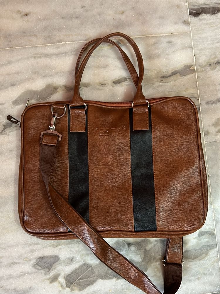 Vista laptop leather Bag