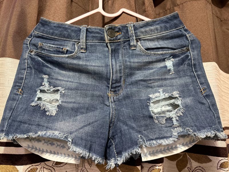 Mudd. Denim High-Rise Shorts