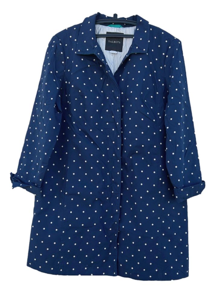 Polka Dot Long Coat