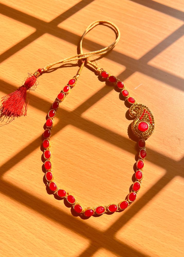 Delicate Ruby Stones Jewellery Piece