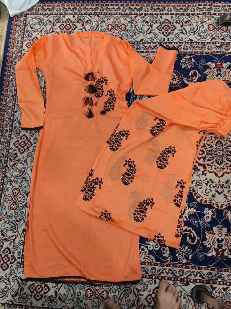 Embroidery Plazo Kurti Suite..