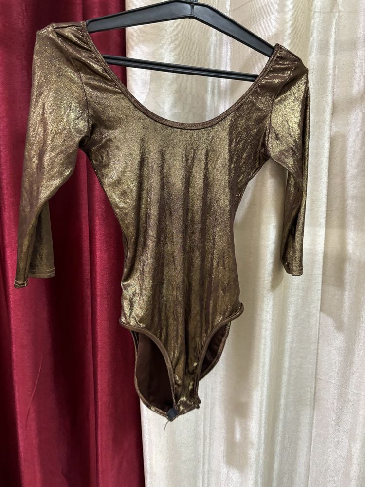 Shining Golden Bodysuit