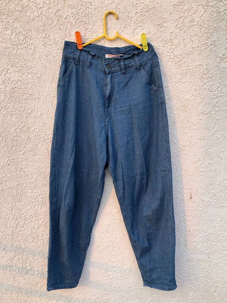 High Waist Denim Pants