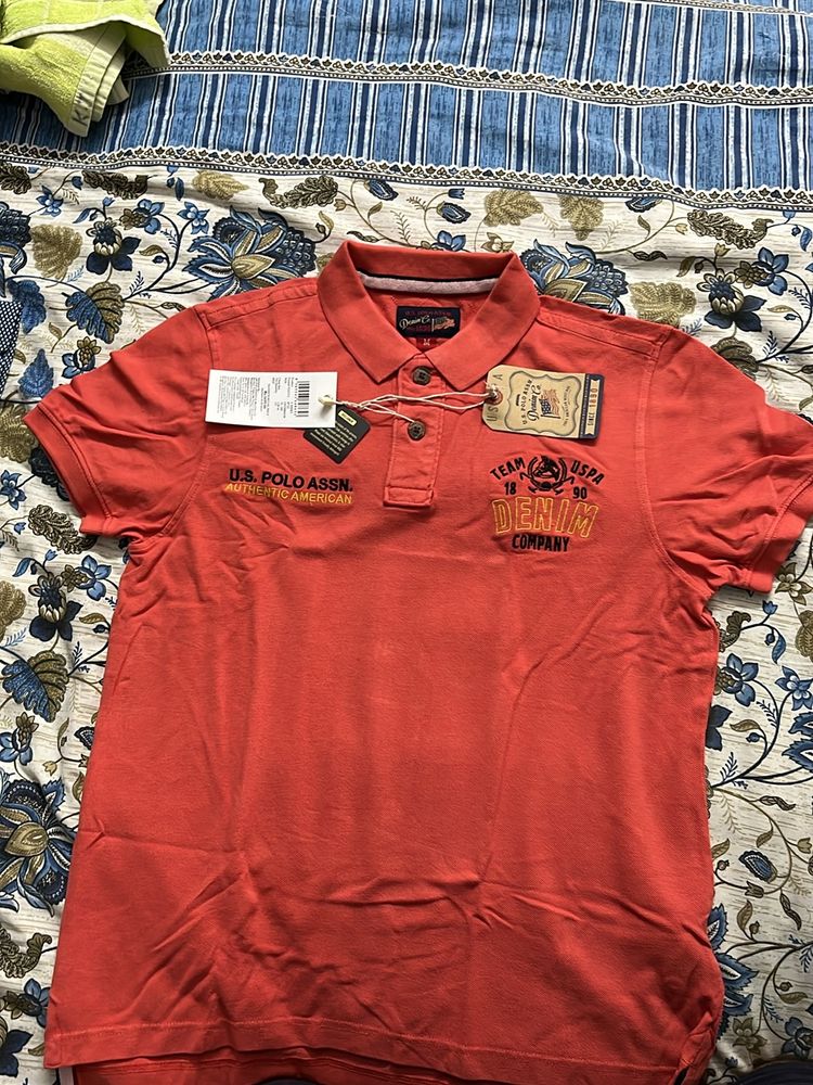 Brand New US Polo Orange T-shirt