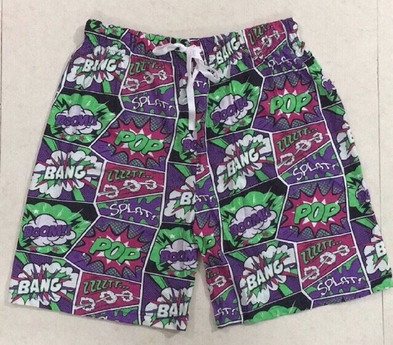 Comic Strip Pyjama Shorts