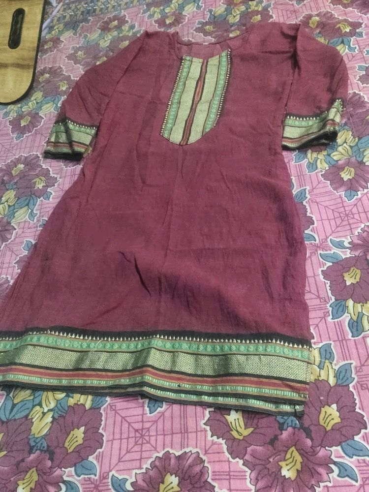 Pure Cotton Kurti