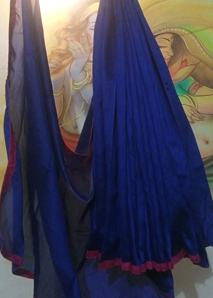 Navy Blue Saree