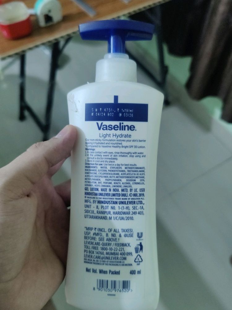 Vaseline Body Lotion