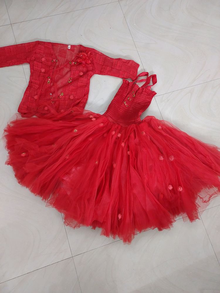 4 To 10 Years Girl Frock