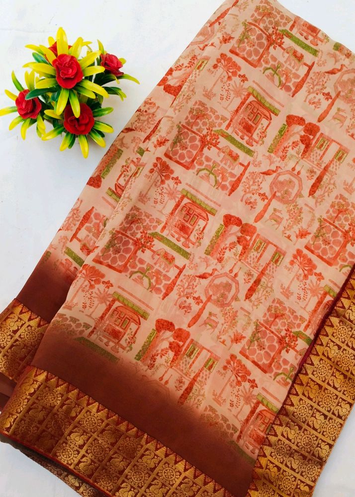 🥳Offer 🎉🔥Printed Saree😍