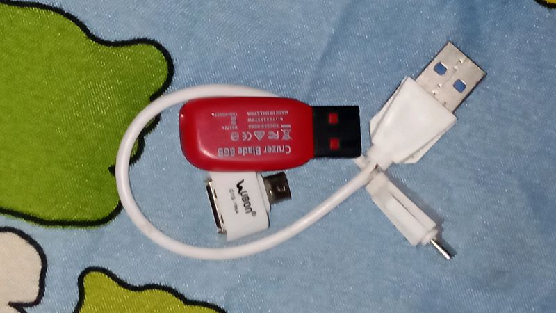 Best Combo Of Pendrive,OTG And Usb Cable