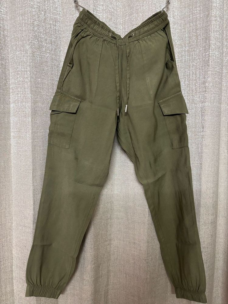 Women’s Olive Green Joggers From Red Tape