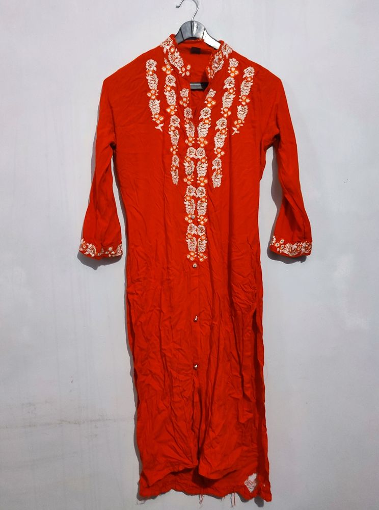 Orange Kurti