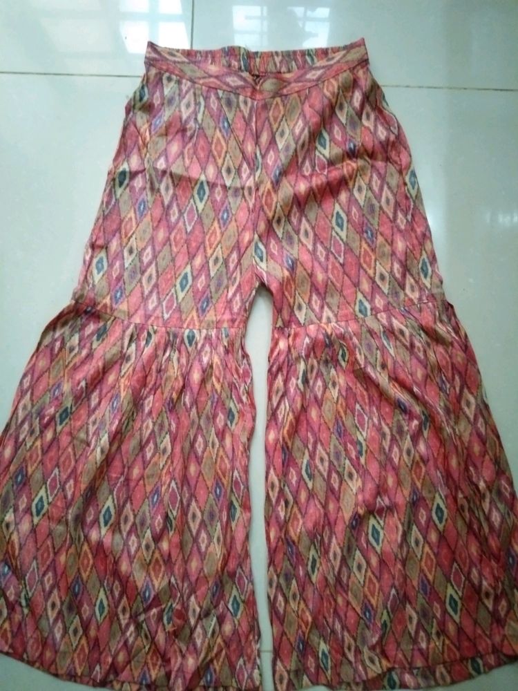 Pink Cotton Sharara