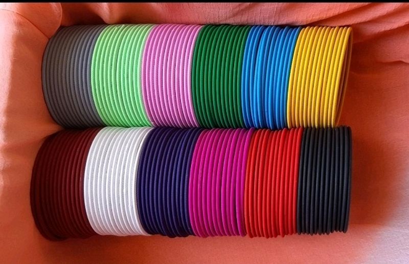 Matte Bangles Set Of 12 Dozen