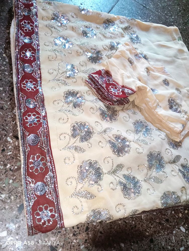 Beautiful Silk Tikli Saree