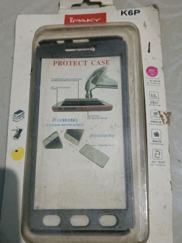 Lenovo K6pro Mobile 360 Case With Tempered Glass
