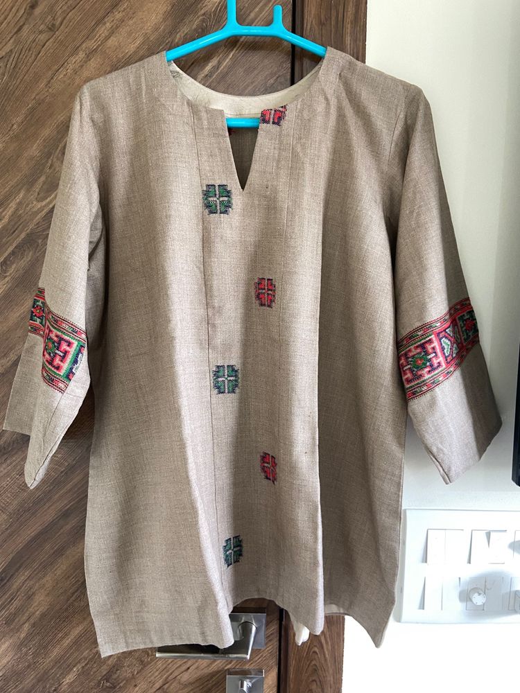 Woollen Short Kurti