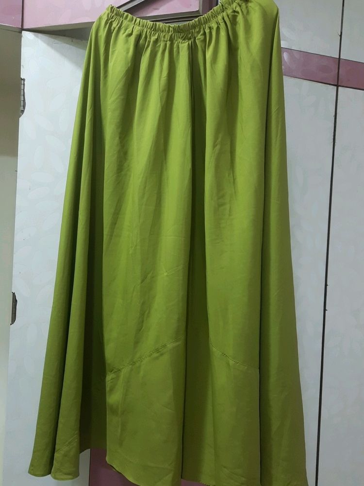 Itz Olive Green Casual Skirt😍