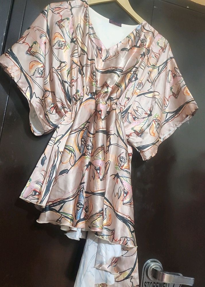 Multi Printed Top For Girl Or Woman 34 Bust