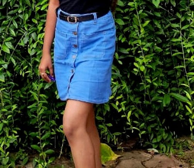 Short Jeans Skirt