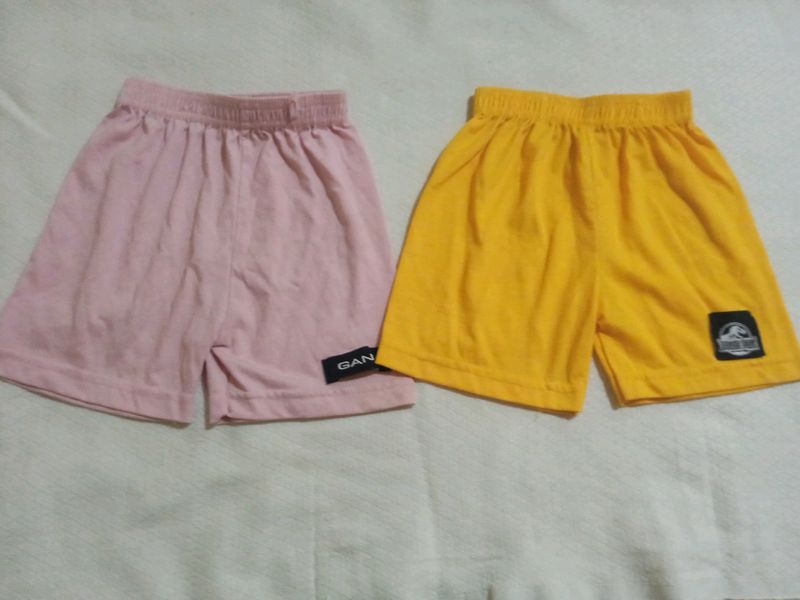 Soft Cotton Shorts For Kids