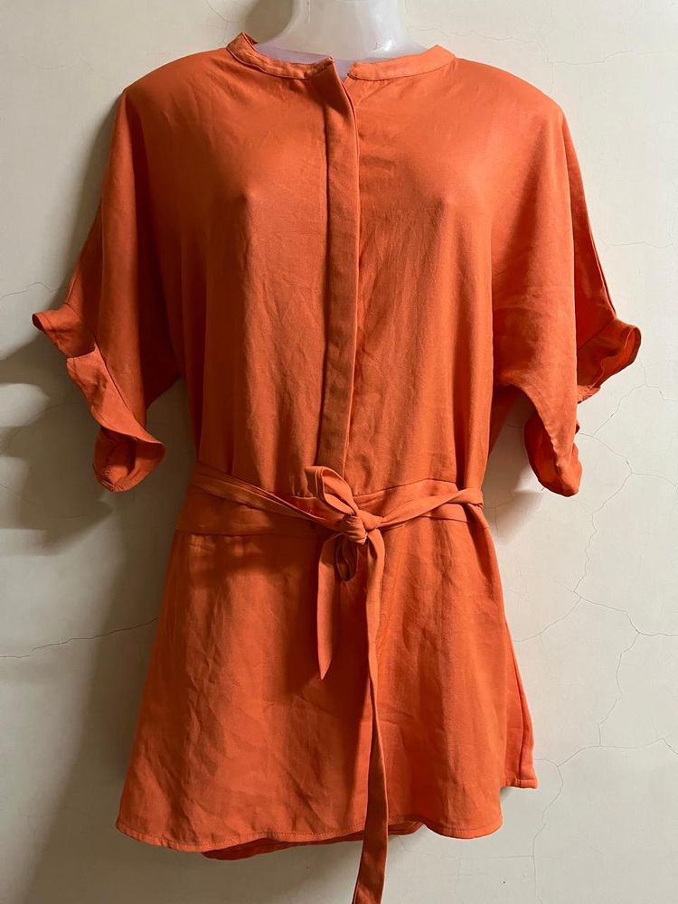 Korean Designer Orange One Piece❤️