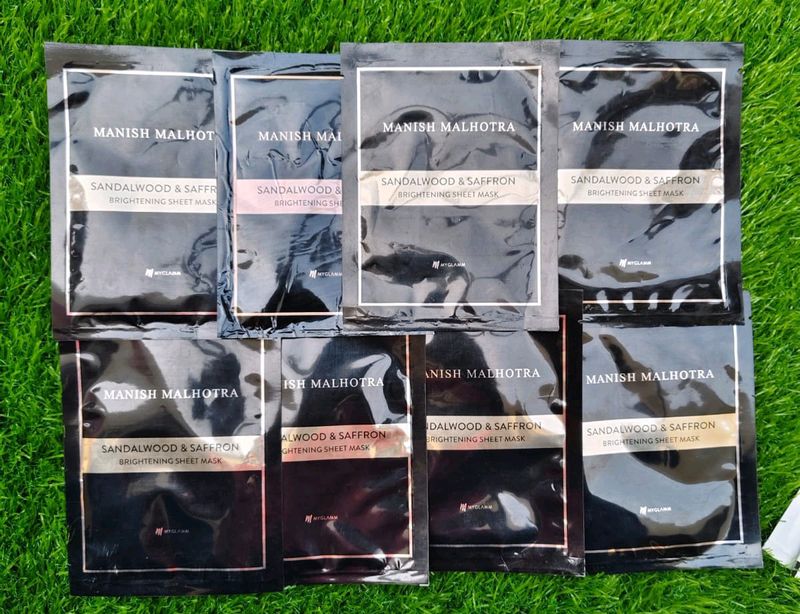 8 Manish Malhotra Sheet Mask