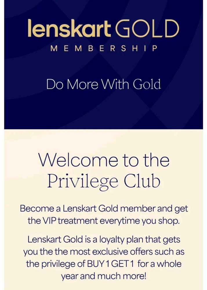 🥳Offer !!Lenskart Gold Membership At Lowest Price