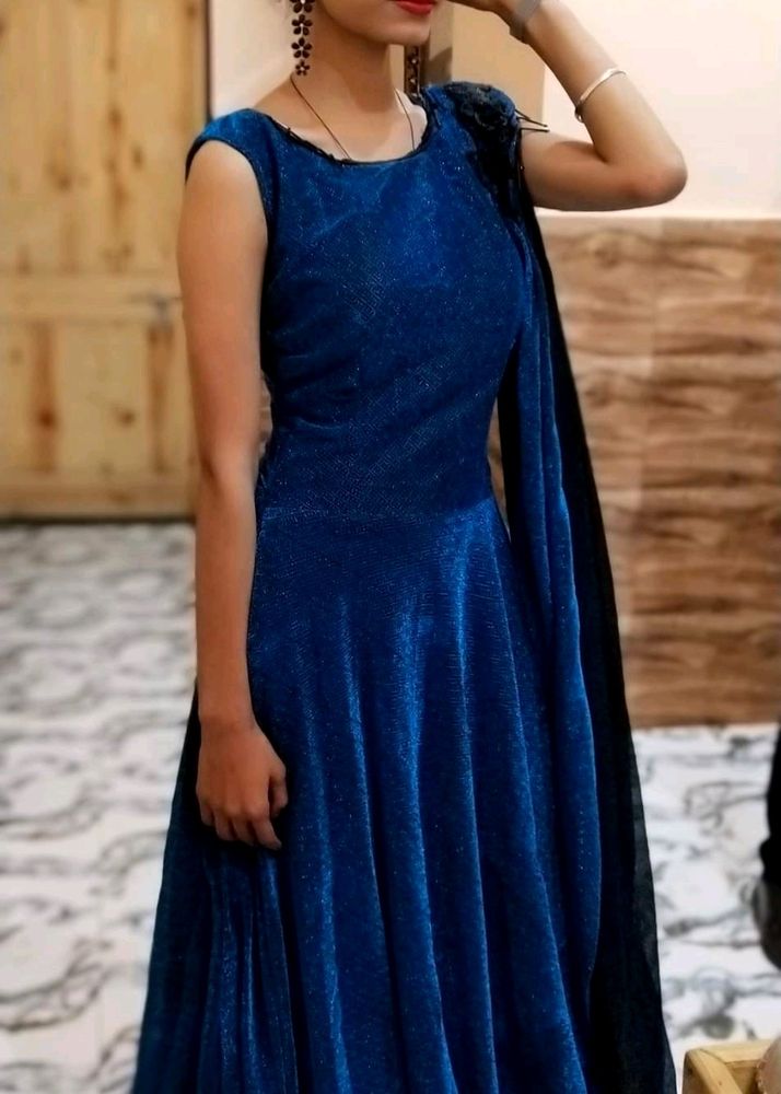 Blue havy Gown