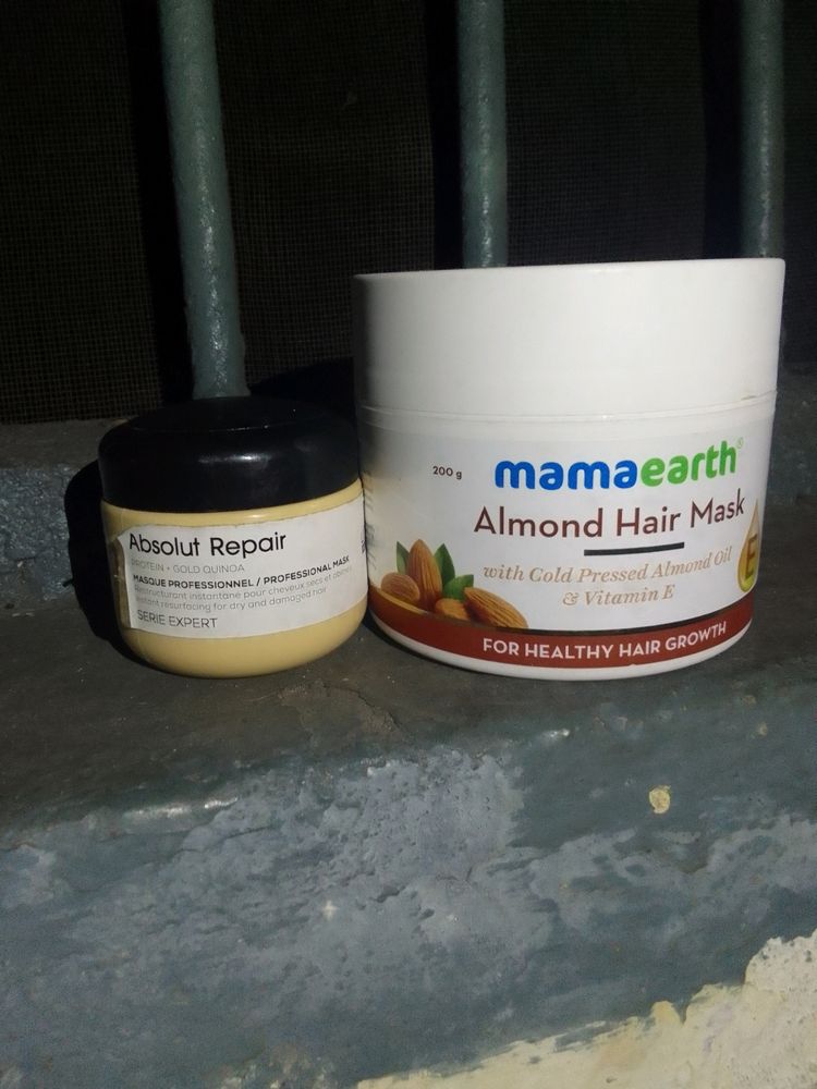 Mamaearth And Loreal Paris Hair Mask