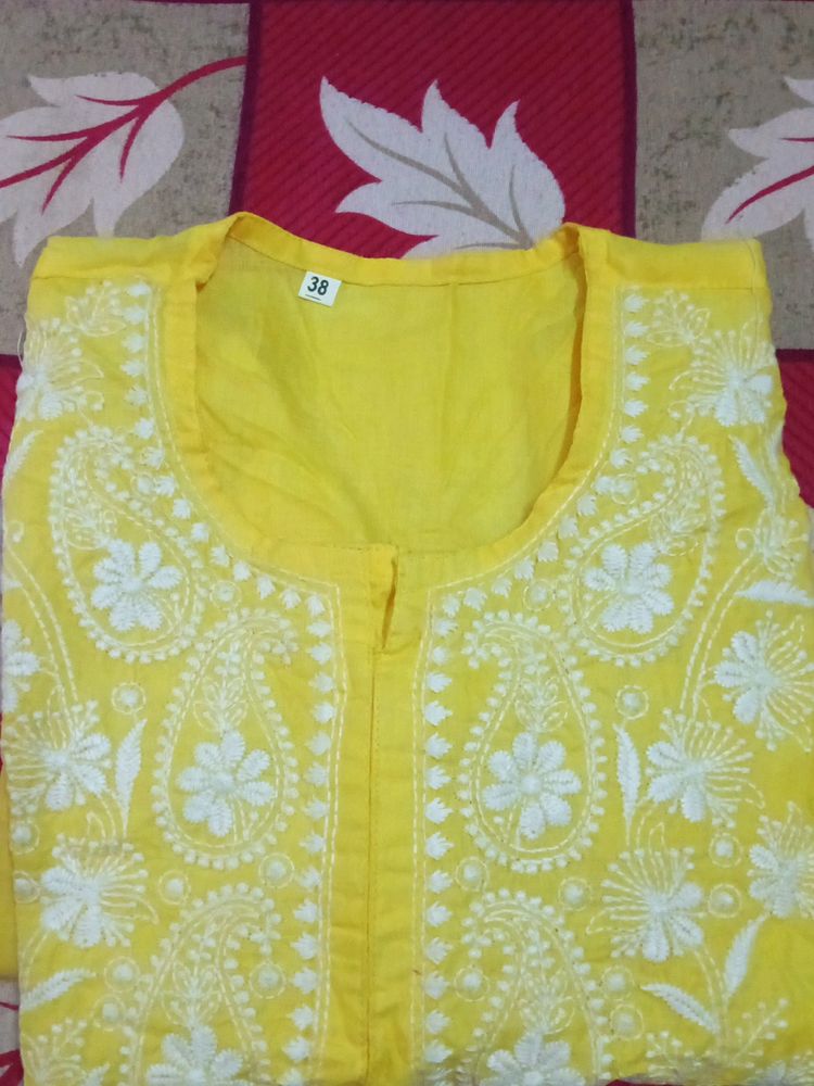 Chikankari Cotton Kurta