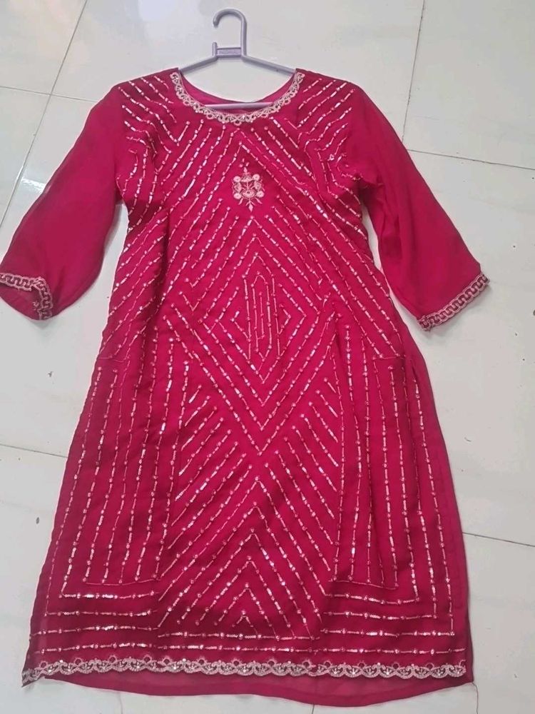 Sequin Work Kurta