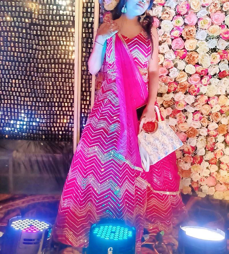 Lengha Choli Dress Wedding Party Shaddi