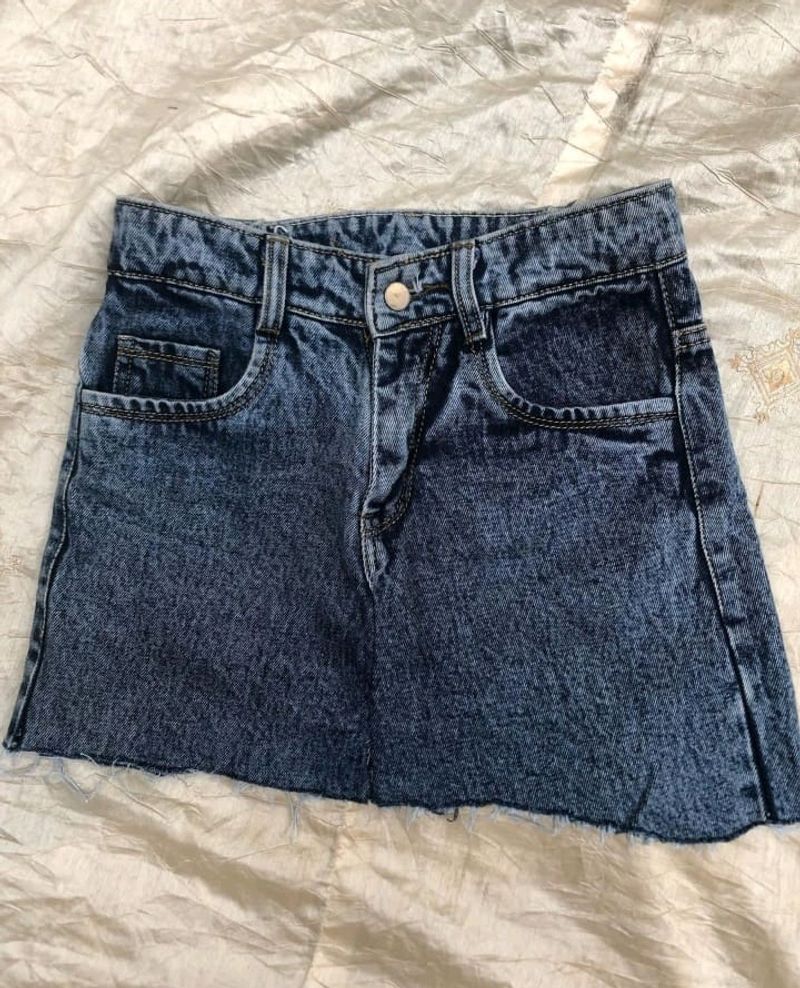 Blue Denim Shorts