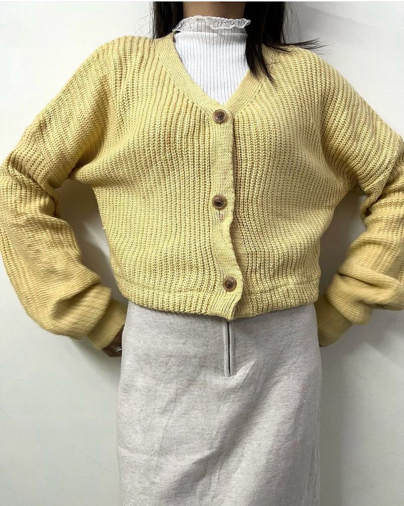 Yellow Cardigan