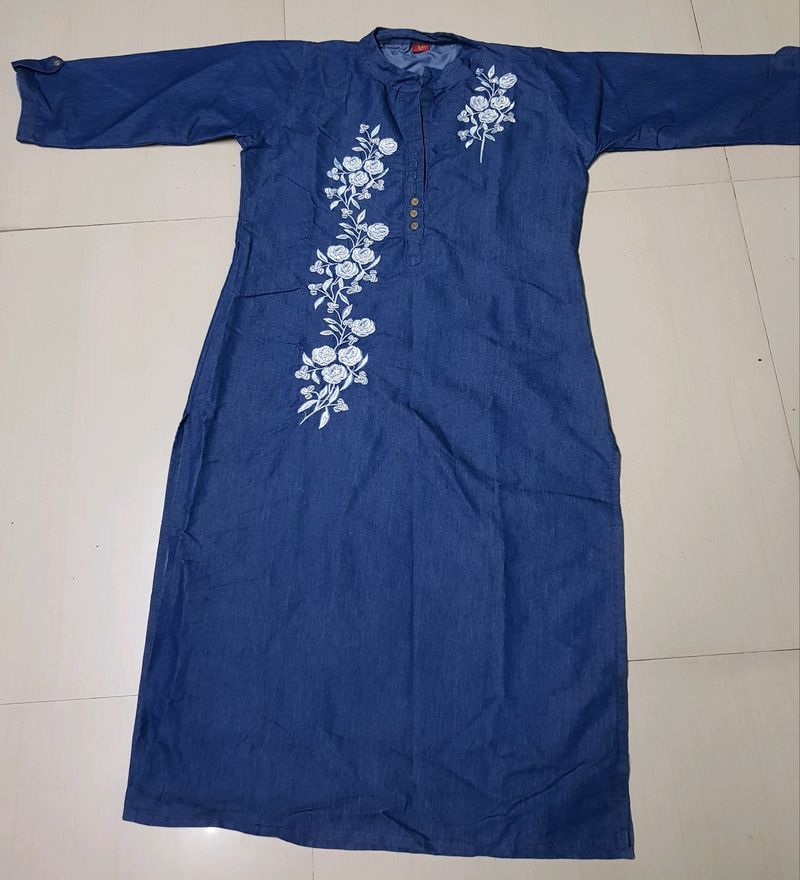 Unused Denim Kurti