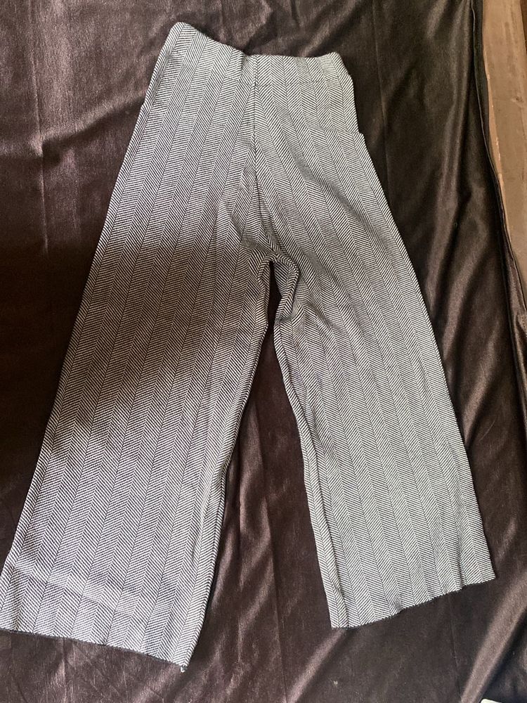 Woolen Grey Black Trouser !!