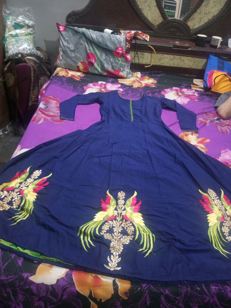 Very Beautiful Embroidery Gawn