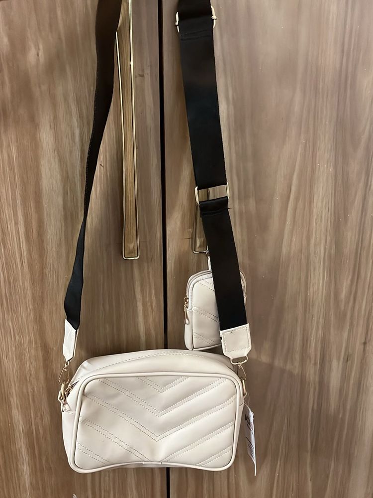 Beige Slingbag