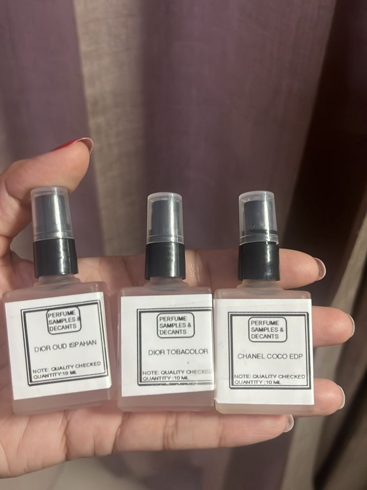 Trio Dior Perfume Samples Authentic