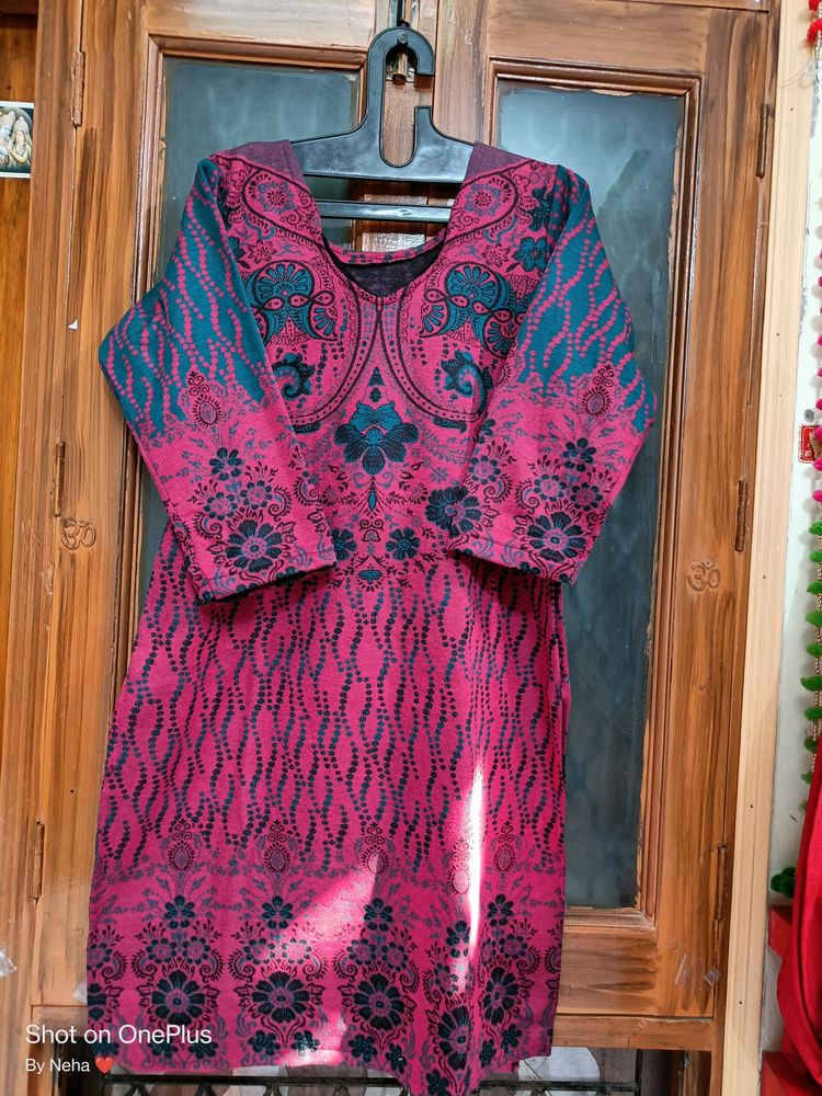 Winter Wear Fancy Printed New Kurti