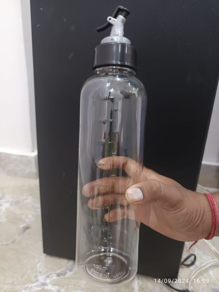 New Clear Plastic Oil Dispenser, 1000ml Capacity