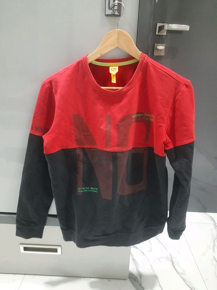 Red And Black Sweatshirt