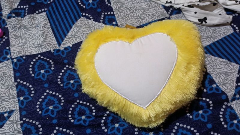 Beautiful Yellow Soft Heart Below